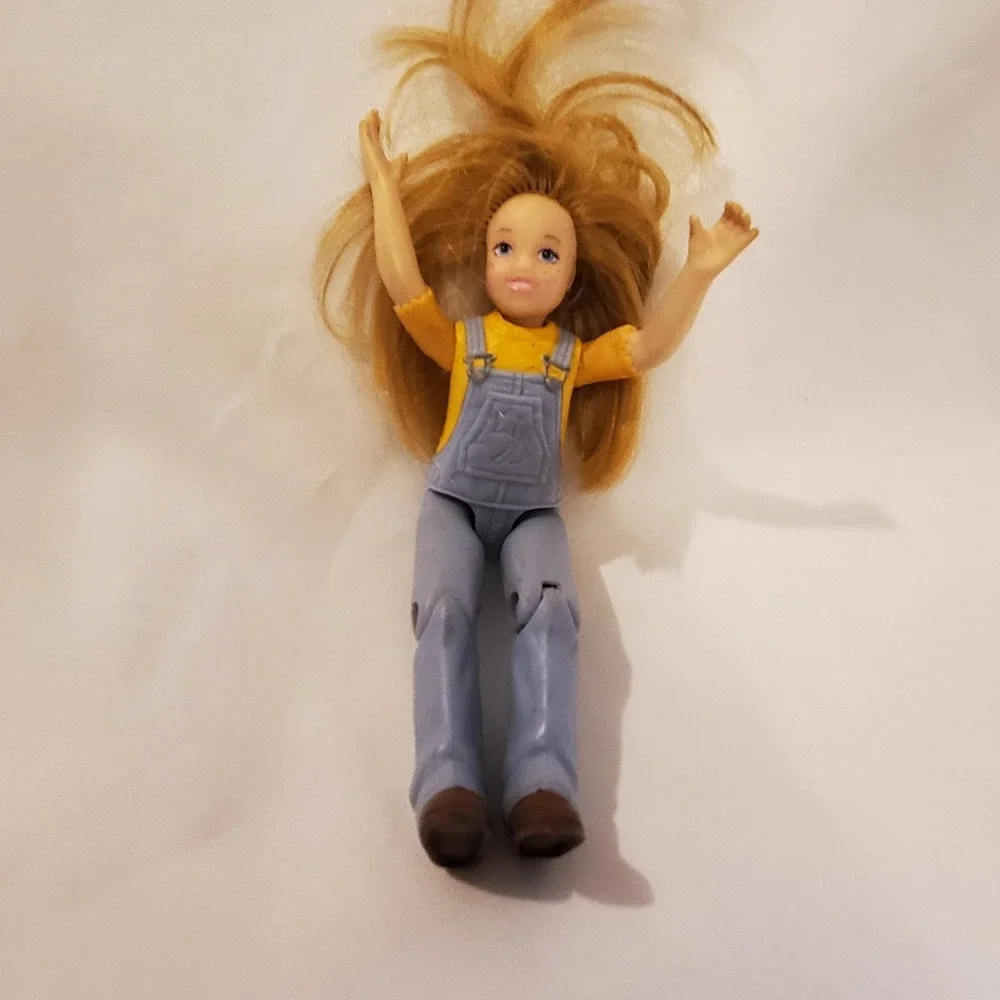 Fisher Price Loving Family Dollhouse Girl Sister Camper Camping Rider Doll